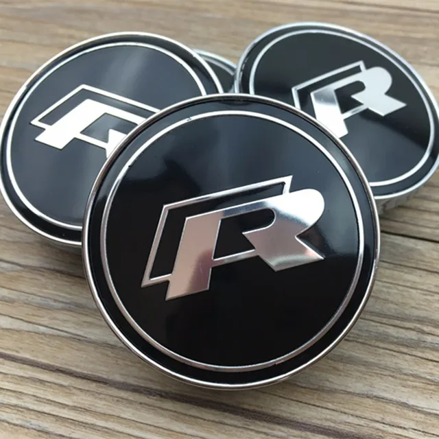 20pcs Car Emblem Wheel Hub Caps Center Cover Caps R Racing Center Caps