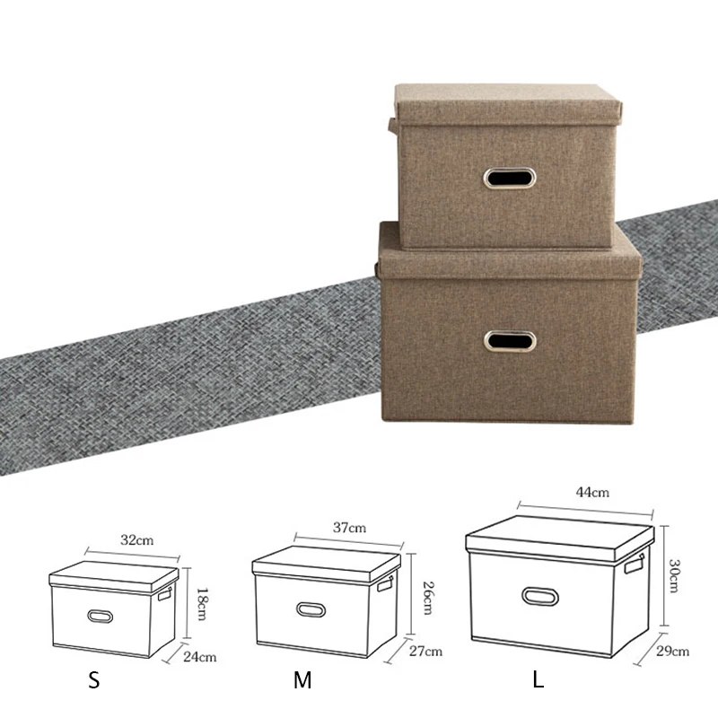 القطن و الكتان صندوق تخزين ل لعبة ملابس داخلية المنظم تراثية المنزلية سطح المكتب الصدرية الغسيل مجلس الوزراء القابل للإزالة بن