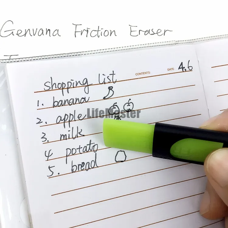 4pc-lot-Genvana-Friction-Ink-Eraser-for-Erasable-pen-Rubber-50mm-20mm-with-plastic-case-Cheaper (4)
