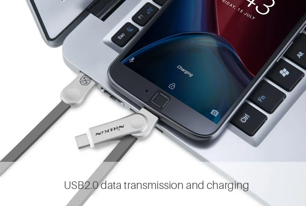 2 в 1 micro-type c usb штекер цифровой кабель металлический штекер usb type-c кабель для Xiaomi/Leshi/Nokia/ZUK z2 pro power usb type-c