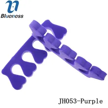 10Pcs/Package Soft Sponge Foam Toe Separator Purple Pedicure Tool Feet Care Braces JH053-Purple