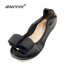 Большие размеры 34-43; красные, черные, синие, абрикосовые складные балетки на плоской подошве; удобная обувь из натуральной кожи; складывающаяся обувь; V028