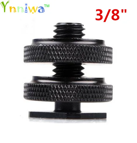 3/8&quot Tripod Mount Screw with Double Layer to Flash Hot Shoe Adapter Holder Photo Studio Accessories | Электроника