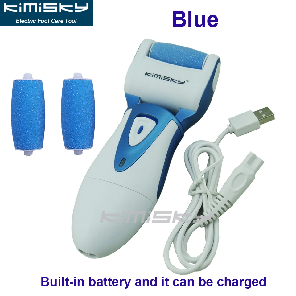 Blue New strong Charger waterproof foot care tool pedicure electric tools care foot electric