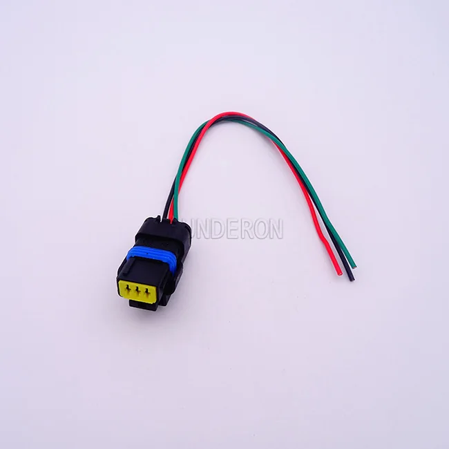 

High Quality Common Rail Injection System Rail Pressure Sensor Socket Connector Plug Cable for Delphi 10 PCS/Lot