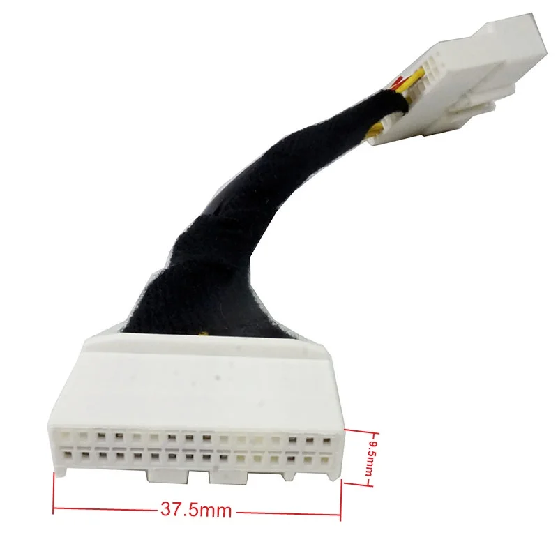 Car Rear View Camera RCA Video Convert Cable Camera Connection Adapter For Nissan Qashqai Tiida Sunny X-Trail Treeano