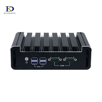 Billig Kleine Industrie Mini Pc Intel Core I3 6100u I5 6200U Nettop TV BOX Plus DP HDMI 2 * COM 2 * LAN Desktop Mit 4 Usb3.0 Wifi