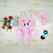 Очаровательные Детские бикини для девочек лебединые Купальники Купальник Цельный купальный костюм пляжная одежда