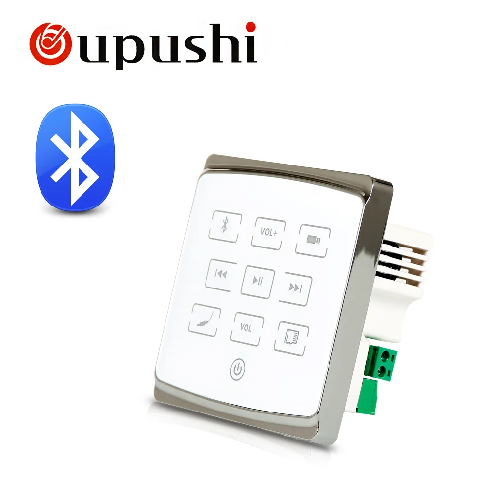 Oupushi A1 светильник функция управления дешевый беспроводной Bluetooth умный дом фоновый музыкальный настенный усилитель - Цвет: white