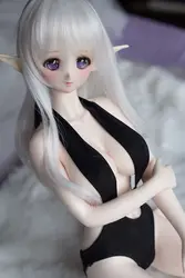 BJD одежды one piece белый черный купальник Подходит для 1/4 1/3 BJD SD DD DY Аксессуары куклы одежда