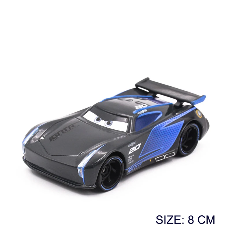 Disney Pixar Cars 3 Diecasts металлический автомобиль игрушки для детей черный шторм Джексон Молния Маккуин игрушечные транспортные средства мальчик Рождественский подарок - Цвет: 4