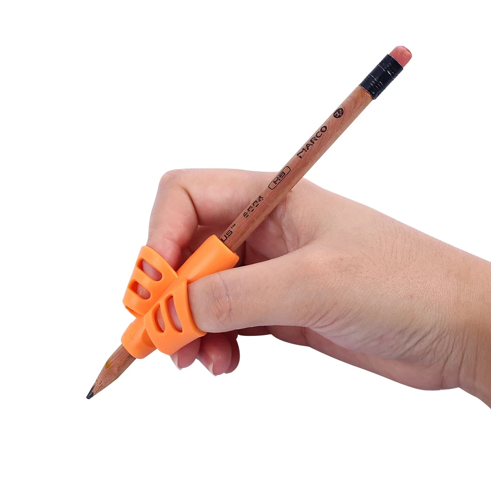 4 шт./компл. правильный карандаш сцепление захват для помощи в письме коррекция осанки при письме карандашница профессиональный ручной протектор Прочный чехол
