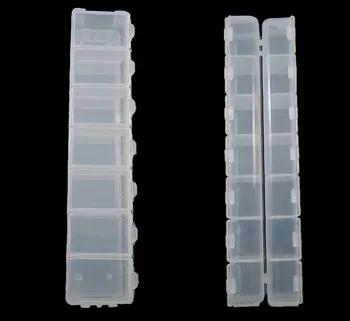

YYW New jewelry beads Container Rectangle translucent Plastic beads Finding containers for jewelry DIY making bead Carrying Case