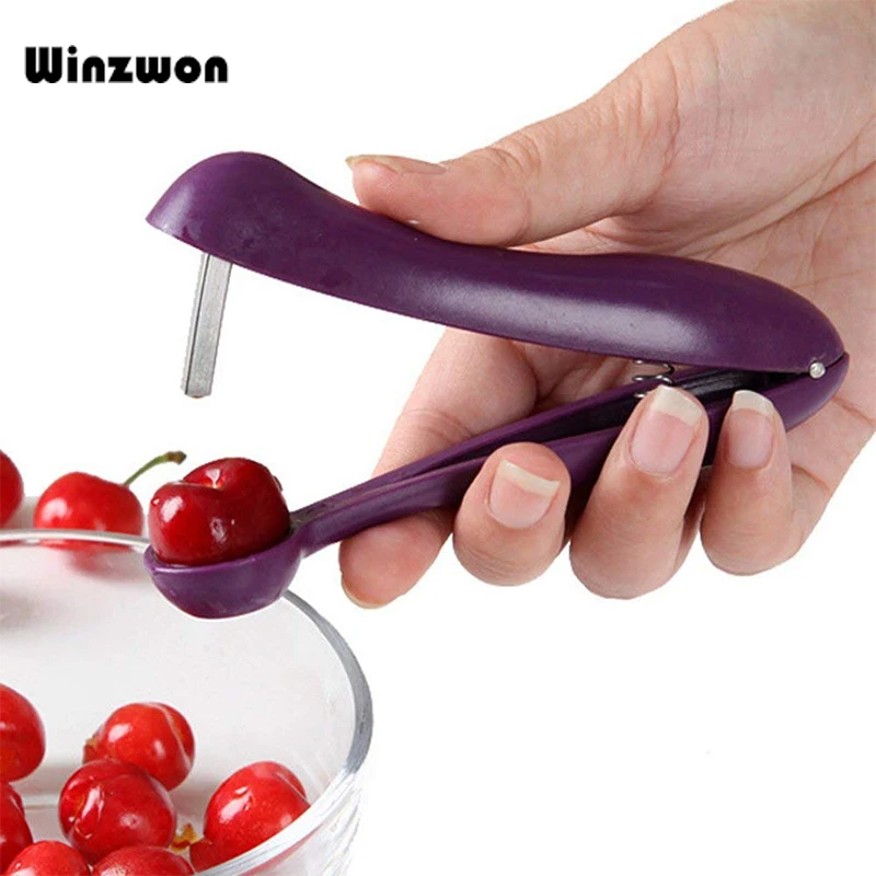 

1Pcs Stainless Steel Cherry Pitter Fruit Core Seed Remover Tools Easy Manual Cherries Corer Kitchen Fruit Vegetable Tools