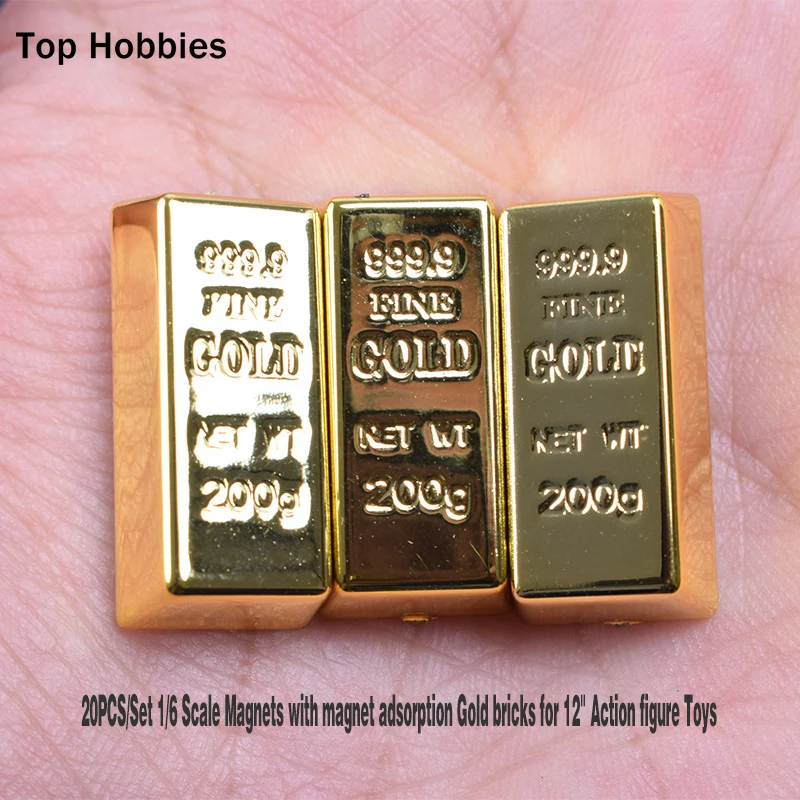1:6 Scale Treasure Box Gold Classical Mini Toys For 12/" Action Figure Decoration