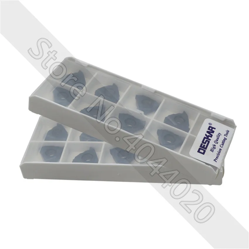

10P DESKAR 06IR A60 LDA Threading Carbide Insert Lathe Cutter Tool Dedicated-steel stainless steel
