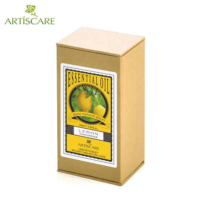 ARTISCARE 100% натуральное чистое лимоновое эфирное масло 10 мл для осветления и