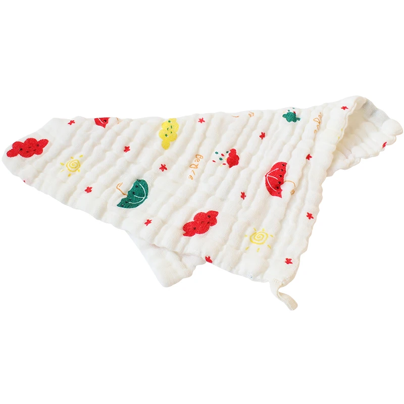  6 Layers Baby Towel Set For Newborns 25x25cm Pure Cotton Baby Bath Towel Children Handkerchief Cart