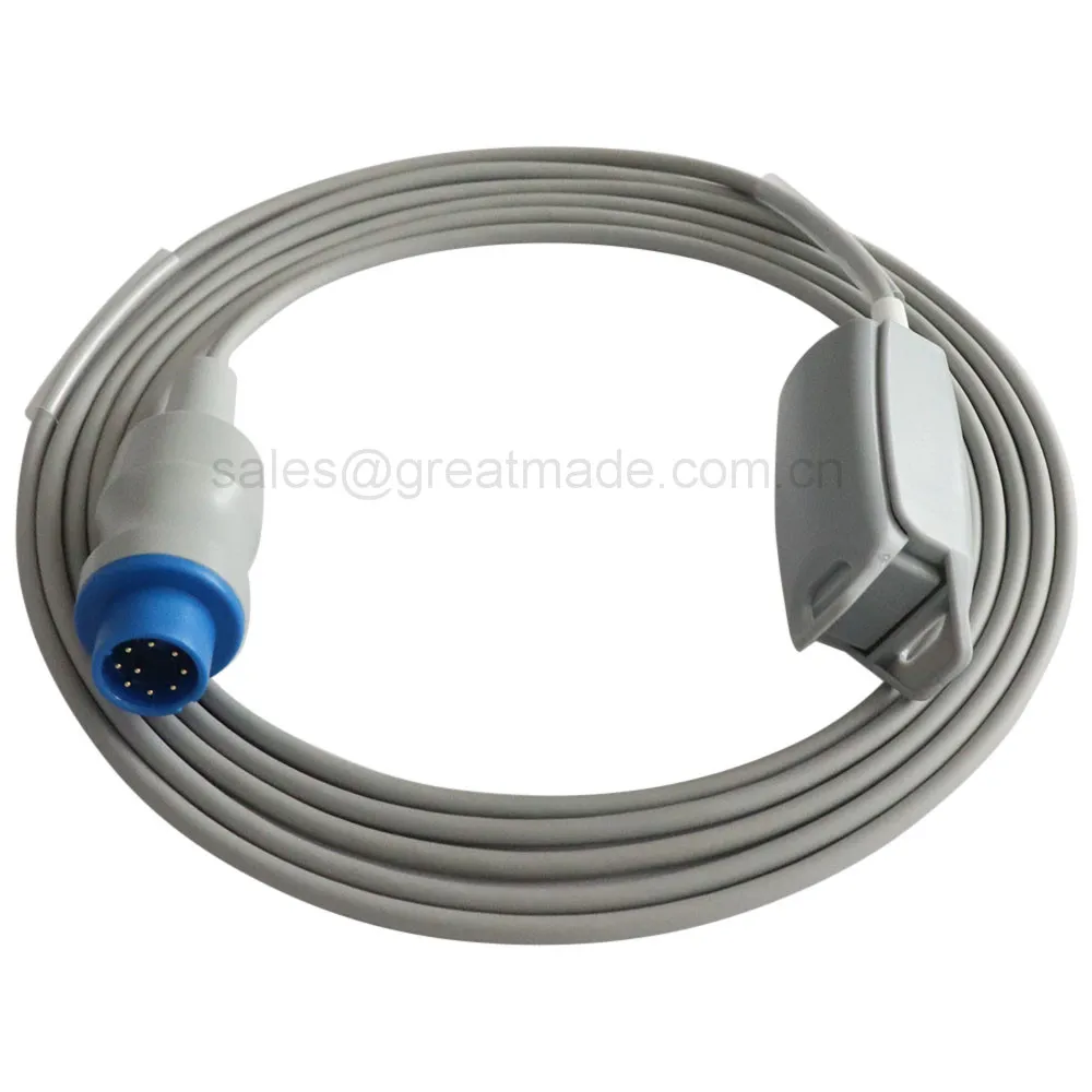 Совместимость с Biolight V6 A3 A6 A5 A8 A9 Q5 взрослых зажим для пальца spo2 зонд 9pin нежно