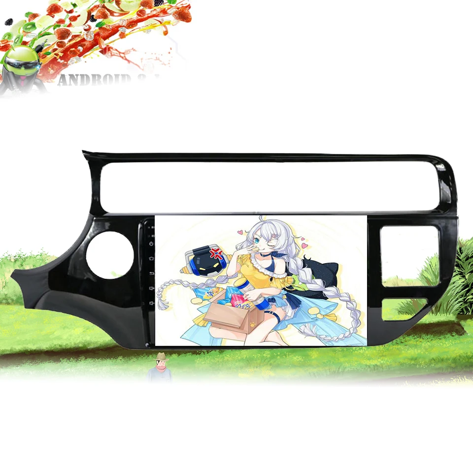 Excellent Android Car Radio for Mitsubishi lancer 9 inch 1024*600 Quad Core wifi Bluetooth video audio Multimedia 2 din car dvd player 1