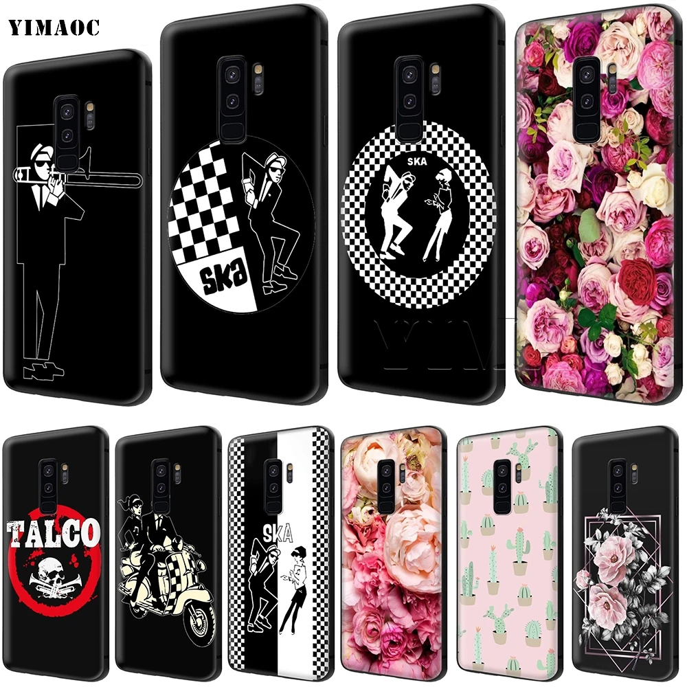 YIMAOC Ska Man Girl Мягкий силиконовый чехол для Samsung Galaxy S6 S7 Edge S8 S9 Plus A3 A5 A6 Note 8 9 | Мобильные