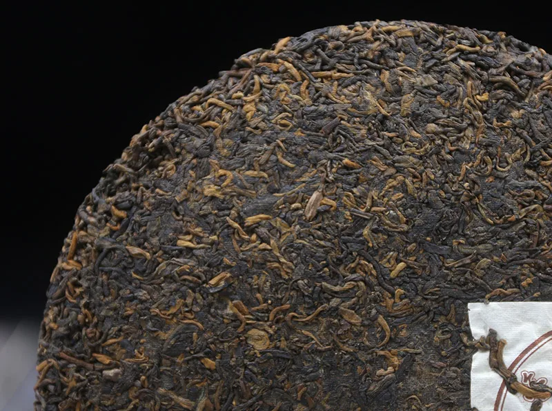 Haiwan чай 2010 Yr Shu Pu-erh Чай Торт "Jin Hao Gong Bing" партия 101 Pu-erh Cha 357 г