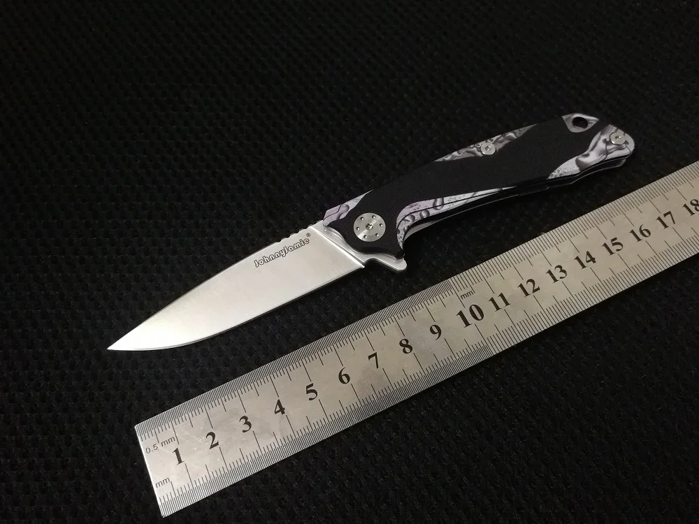 Складной нож johnyджейми брендовый Spadger Plus G10 с ручкой D2 стальным лезвием Походный