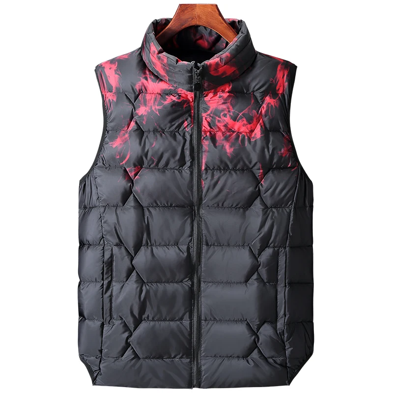 

New Winter Plus Size 8XL 7XL 6XL Mens Casual thick warm Waistcoat men Parka Outwear Jackets Winter Vest Sleeveless Jackets