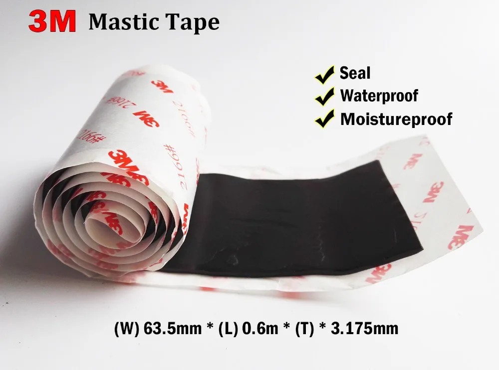 3M 2166 Strong Mastic Tape for Electrical Device