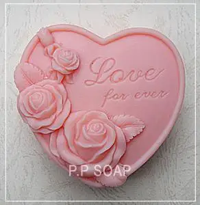 

The Rose Of Love Silicone Soap mold candle mould DIY Carft molds S051