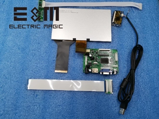 E& M 7 дюймов 1024*600 емкостный сенсорный экран 4 точки ips ЖК-модуль 720P HDMI VGA USB автомобильный Raspberry Pi 3 монитор игровой дисплей DIY