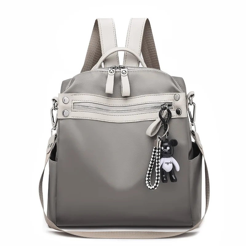 Оксфорд рюкзак женский модный черный рюкзак женский маленький рюкзак для девочки-подростка подарок многофункциональная сумка Sac A Dos - Цвет: Хаки