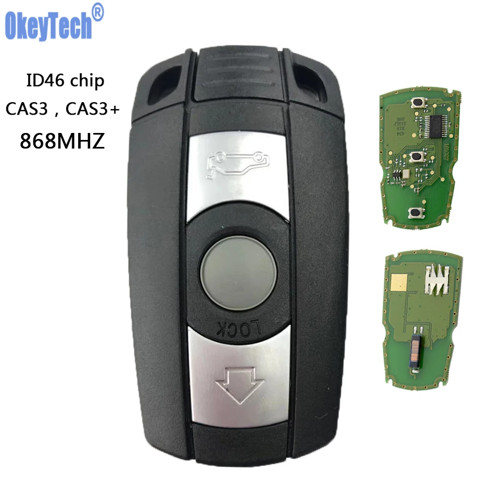 OkeyTech Car Remote Smart Key CAS3 System 868MHZ For BMW 3 5 Series 315/315LP/433MHZ With ID46