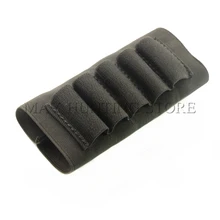 Для ружья 5 ракушек Buttstock Shell 12 20 Калибр держатель картриджа эластичные петли съемный карман держатель картриджа черный