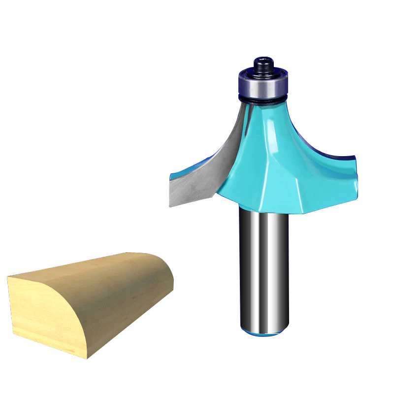1pcs 1/2*R1 corner rounding Chamfer cutter frazier milling knife tool fresa router bit for wood 9366 | Инструменты