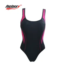 FOCLASSYNew цельный купальный костюм для девочек спортивный купальник для детей професионал от 9 до 19 лет 1808