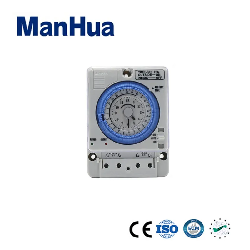 us 12 8 manhua 220vac tb35n 15 minutes mechanical time setting din rail low consumption time switch digital timer in timers from tools on aliexpress set a 15 minute timer