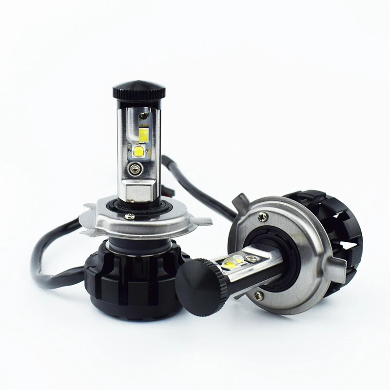 

2PCS Car Headlight Kit H4 Automobile head lights Lamp 12V 24V Cree LED Chips Replace Bulb Anti-Dazzle Beam 6000K auto headlamp
