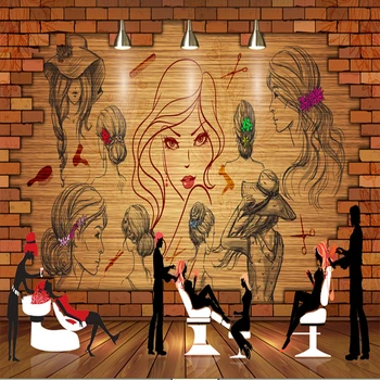 

Custom Mural Wallpaper European Retro Restaurant KTV Bar Sofa TV Background Painting Wall Art 3D Wallpaper Roll Papel De Parede