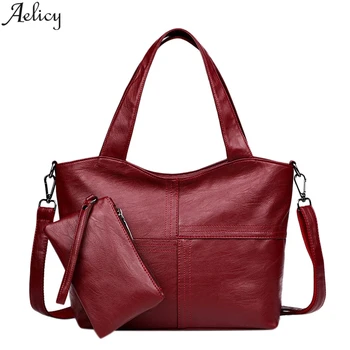 

Aelicy Women's Work Style Business Pu Leather Shoulder Bag Lady Versatile Simple Style Chic Stylish Girlstotes Hot Sales New