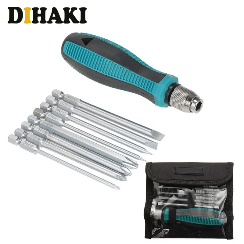 9 in 1 Precision Repair Tools Strong Multi Bit Screwdriver Set