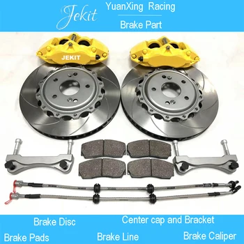 

Jekit 4 pots brake caliper kit 330*28mm BBK for e39 530i 2001 front wheel rim 17 inch