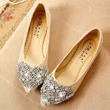 34-43, хрустальные Мокасины с острым носком на плоской мягкой подошве женская обувь на плоском ходу с камнями, без шнуровки, тонкие туфли на толстой подошве