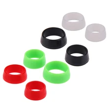 MTB Mountain Road Bike Seat Post Rubber Ring Dust Cover Cycling Silicone Waterproof Bicycle Seatpost Case 2 Pcs Small/ Big Size