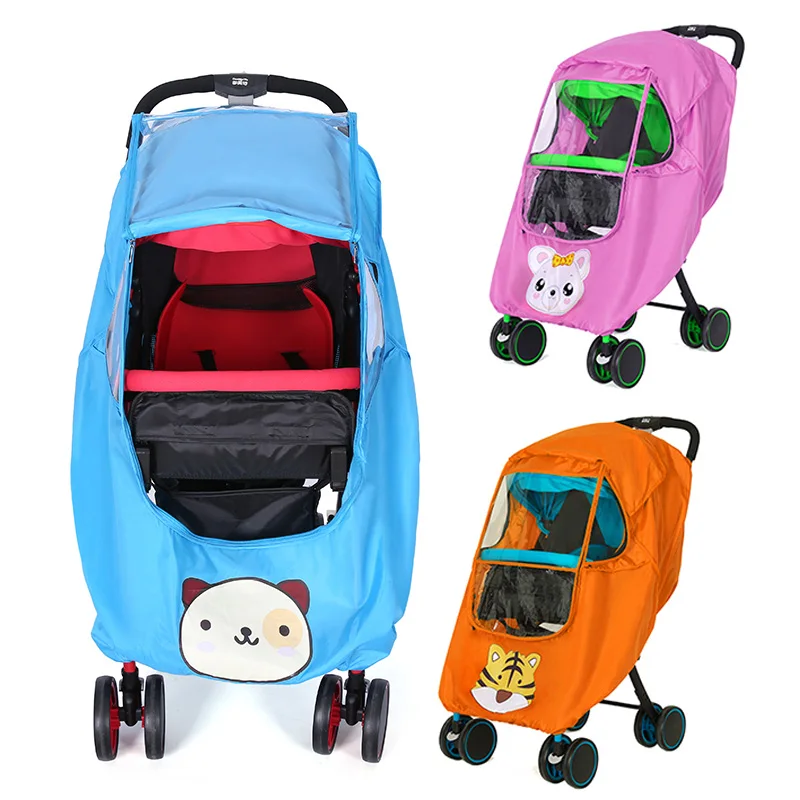 

Hot Selling Waterproof Raincover for Stroller Prams Cart Dust Rain Cover for Baby Stroller Pushchairs Accessories Baby Carriages