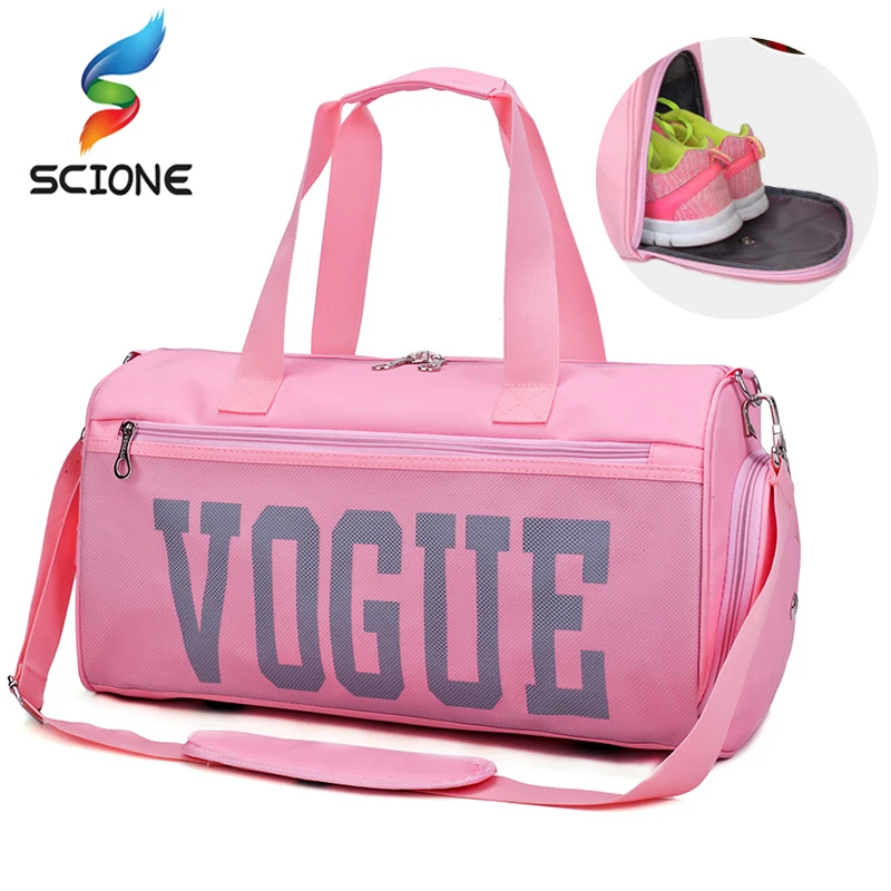 

Hot Vogue Gym Sports Bags Outdoor Women Fitness Training Shoulder Bag Multi-functional Travel Yoga Handbags With shoes Warehouse