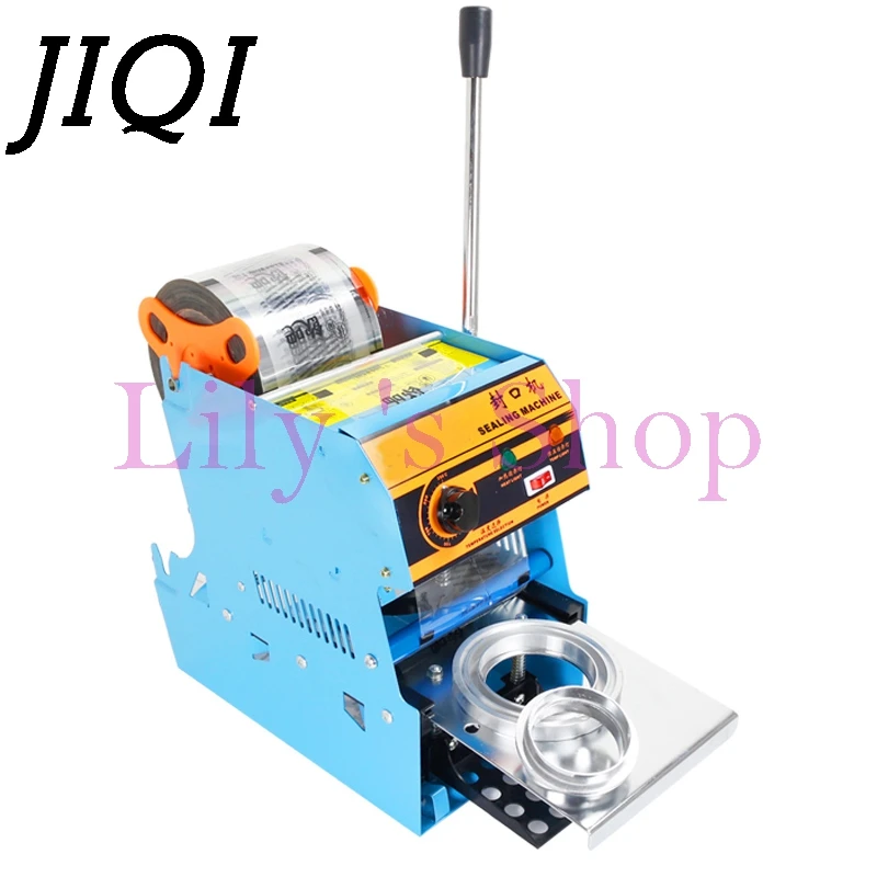 

DMWD Manual Handle cup sealing machine commercial sealer hand pressure sealing maker Bubble pearl milk tea shop closure Cup lid