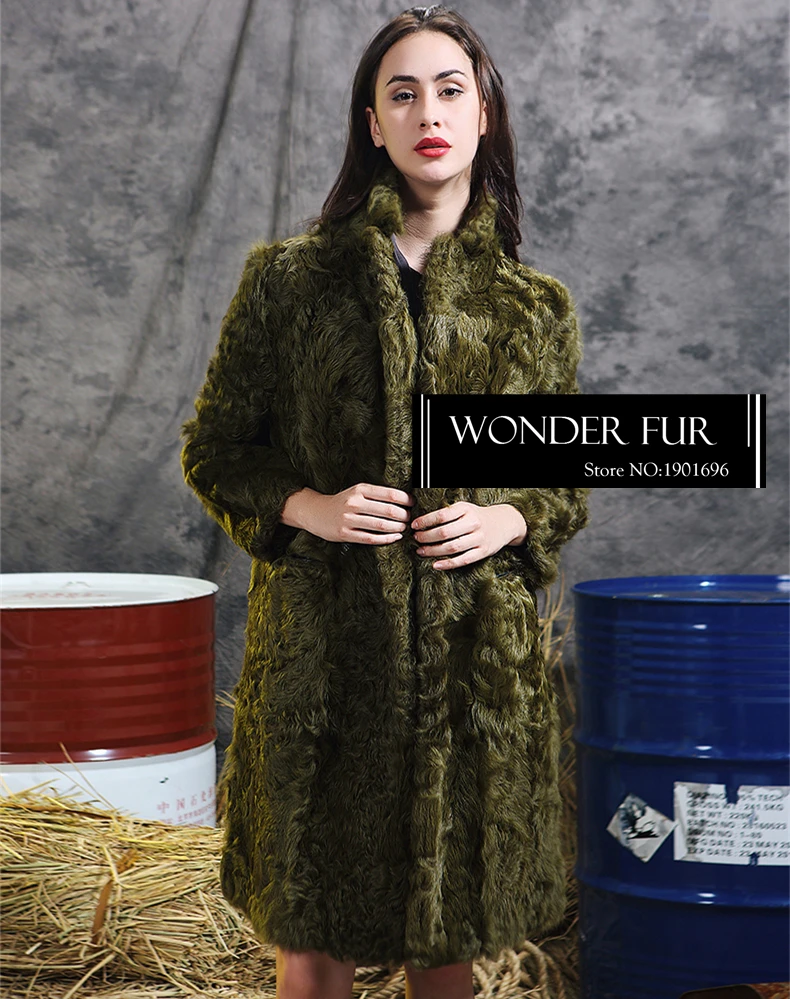 Креативная Двухсторонняя куртка из овечьей шерсти и кожи, модный стиль, зимняя теплая одежда из натуральной овчины, приталенная женская меховая одежда