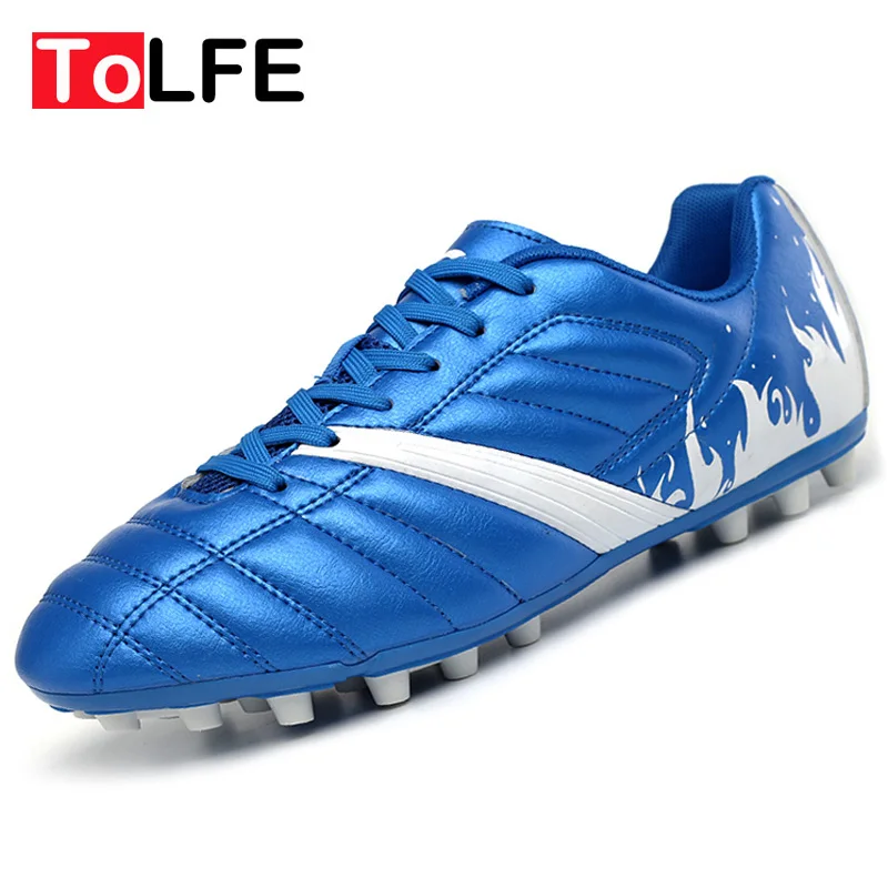 Plus Size 33 45 Men Football Shoes Outdoor Grass Lawn Soccer Shoes