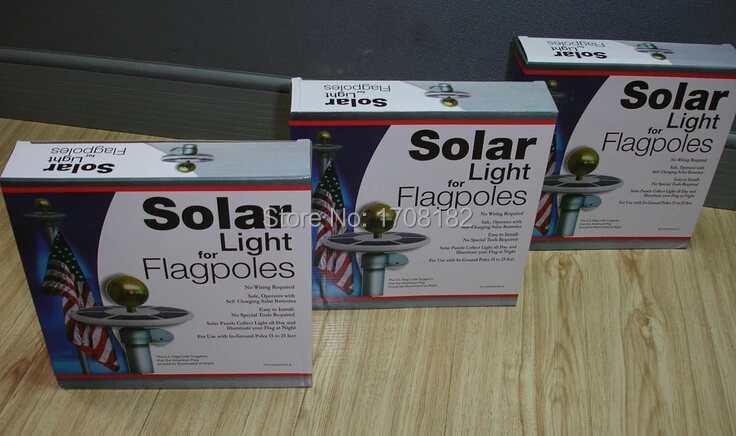 Movido a Energia Poste de Luz Solar ao ar Guarda-chuva do Jardim da Paisagem Alto Brilho Bandeira Levou Solar Livre Led Spot Light 26 Mod. 129634 7 Cheap flag pole light